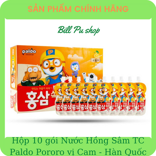 Nước Hồng Sâm Trái Cây PALDO PORORO 100ml đủ vị cho bé - HÀN QUỐC