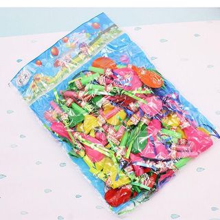 Bịch 25 đồ chơi thổi bong bóng kèm còi