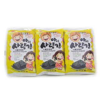 Lốc 3 Gói Rong Biển Cho Bé Humanwell 4gx3gói
