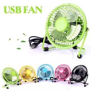 Quạt lồng sắt 4 cánh nguồn USB 20cm giá sỉ