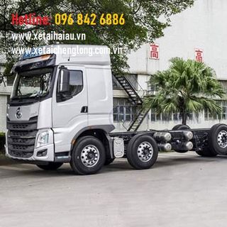 Xe tải thùng mui bạt chenglong 5 chân 5 giò 10x4, 21 22 tấn, thùng dài 9m5, giá xe chenglong 5 chân, LZ1340 SX 2020