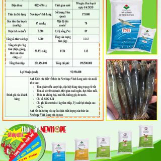 Thức ăn cho tôm sú cỡ li vừa 20KG