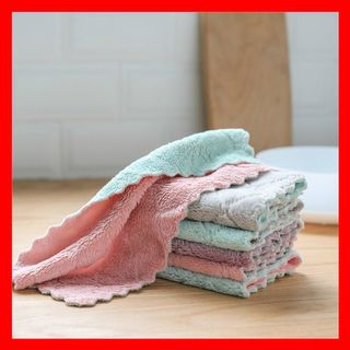Khăn Lau Vệ Sinh Nhà Bếp Đa Năng, Thấm Hút Nước Tốt, Không Bị Xù Lông, Siêu Tiện Lợi