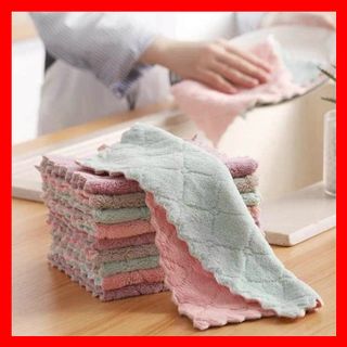 Khăn Lau Vệ Sinh Nhà Bếp Đa Năng, Thấm Hút Nước Tốt, Không Bị Xù Lông, Siêu Tiện Lợi
