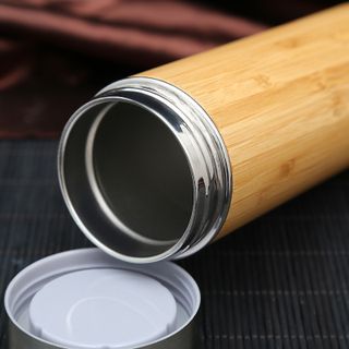 Bình giữ nhiệt vỏ tre