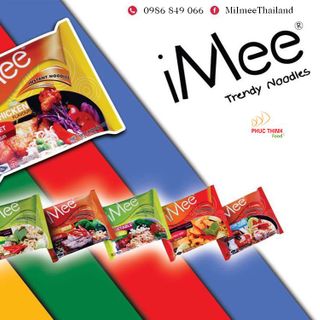 Thùng 30 Gói Mì iMee Thái Lan Dạng Gói Nhiều Vị Cực Ngon 70g