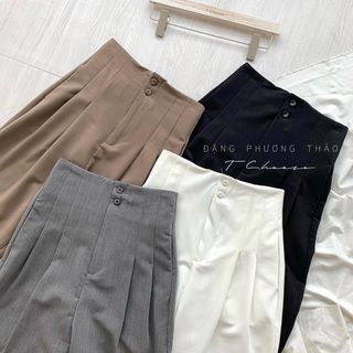 Quần tây kiểu lưng cao