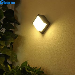 Đèn Led treo tường gắn tường ngoài trời trong nhà Led 10W 3500K VNT604A Ngân Tin giá sỉ