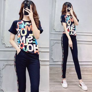 Bộ đồ thể thao phối chữ HOSC TT427-1