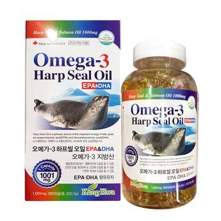 Tinh Dầu Hải Cẩu Hàn Quốc New Omega 3 Harp Seal Oil Hộp 300 Viên giá sỉ