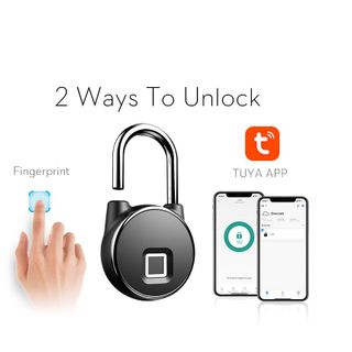 Ổ KHÓA VÂN TAY P22+ Hot (TUYA app - bluetooth Fingerprint lock)