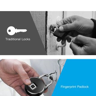 Ổ KHÓA VÂN TAY P22+ Hot (TUYA app - bluetooth Fingerprint lock)