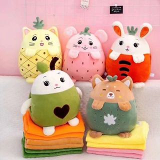 Bộ Chăn Gối Văn Phòng 3in1 siêu cute