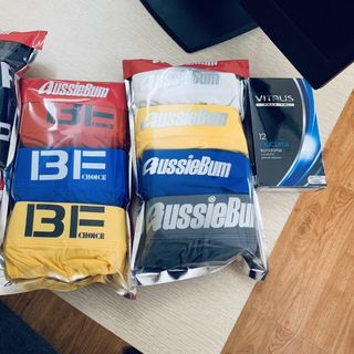 Sịp Boxer Nam AUSSIEBUM Thun Lạnh Cao Cấp Màu đỏ