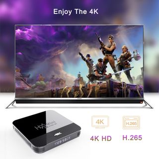 Android Tivi box H96mini H8 ram 2G, bộ nhớ 16G, xem phim 4K, tính năng tìm kiếm bằng giọng nói bảo hành 12 tháng