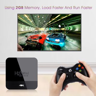Android Tivi box H96mini H8 ram 2G, bộ nhớ 16G, xem phim 4K, tính năng tìm kiếm bằng giọng nói bảo hành 12 tháng