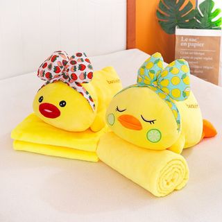 Bộ Chăn Gối Văn Phòng 3in1 Vịt Vàng