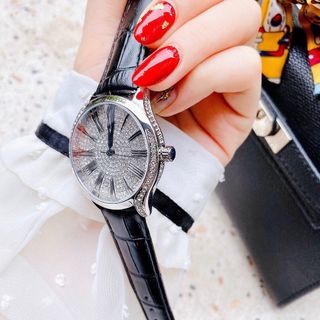 Davena mặt tròn, full pha lê lấp lánh