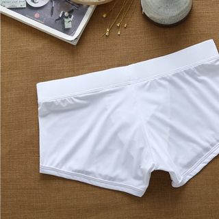 Sịp Đùi Nam AUSSIEBUM Thun Lạnh Cao Cấp Màu Trắng