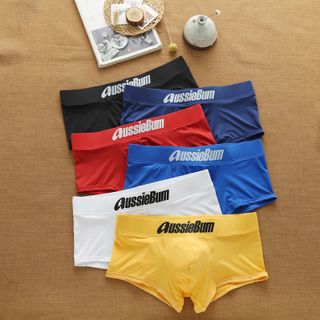 Sịp Đùi Nam AUSSIEBUM Thun Lạnh Cao Cấp Màu Trắng