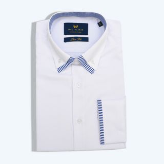 Áo sơ mi dài tay Trắng lụa