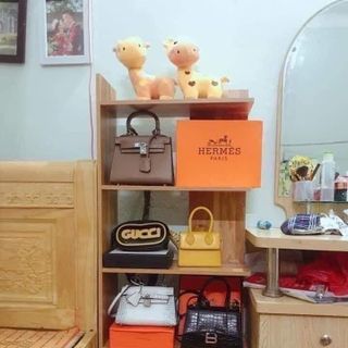 Kệ gỗ góc tường 5 tầng đa dụng