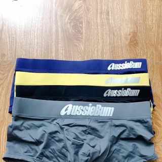 Sịp Boxer Nam AUSSIEBUM Thun Lạnh Cao Cấp Màu Nâu nhạt