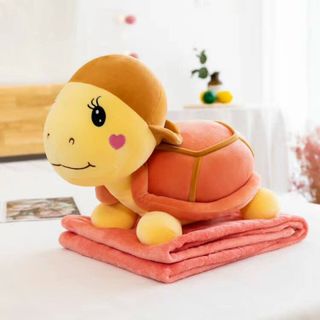Bộ Chăn Gối Văn Phòng 3in1 RÙa