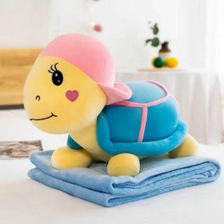 Bộ Chăn Gối Văn Phòng 3in1 RÙa