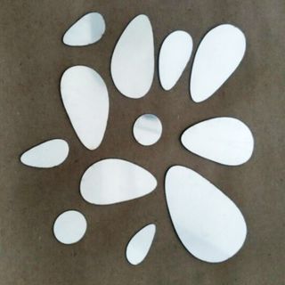 12 Miếng Trang Trí Tường (vàng, bạc)