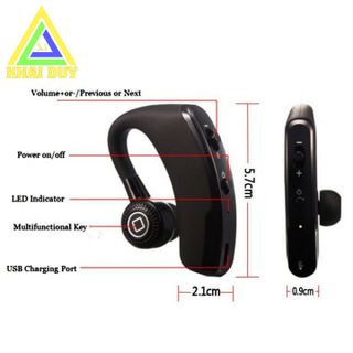 Tai Nghe Bluetooth V9 Thông Minh Tích Hợp Mic Bắt Cuộc Gọi Bằng Giọng Nói
