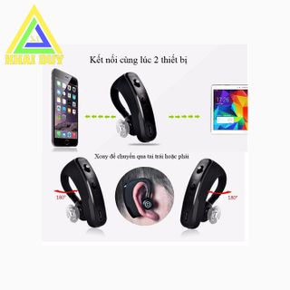 Tai Nghe Bluetooth V9 Thông Minh Tích Hợp Mic Bắt Cuộc Gọi Bằng Giọng Nói