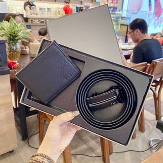 Ví nam kèm dây nịt cao cấp full hộp