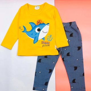 Bộ cotton xuất hàn- NHÍ - Quảng Châu co giãn 4c