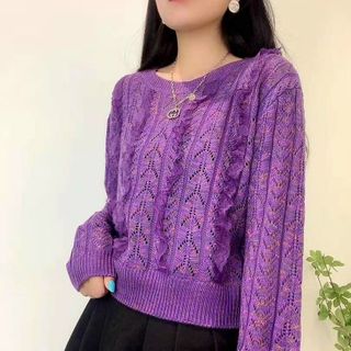 Áo len bo gấu