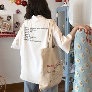 Túi Đeo Chéo Tote Vải Canvas Demain Peut - TV011