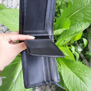 Ví nappa có lá , bao bóp bẻ , siêu mềm mịn