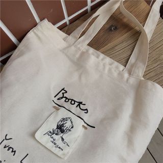 Túi tote đeo vai Books hàn quốc ulzzang - TV019