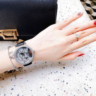 Davena nạm đá hình báo gấm