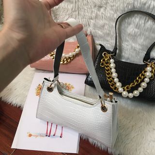 Túi Kẹp Nách Ngọc Trai Thời Thượng