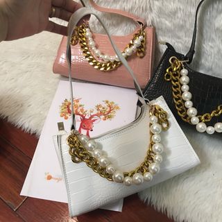 Túi Kẹp Nách Ngọc Trai Thời Thượng