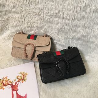 Túi Đeo chéo nữ đầu rồng sọc đỏ size 22