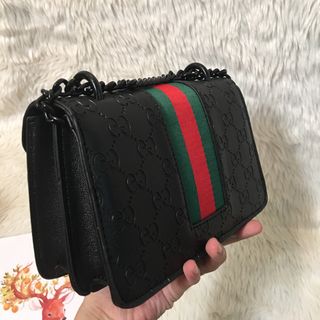Túi Đeo chéo nữ đầu rồng sọc đỏ size 22
