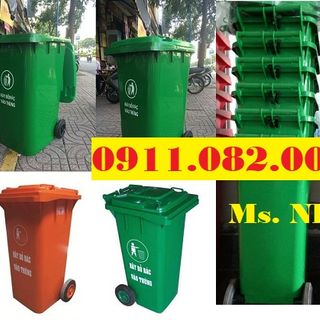 Chuyên cung cấp thùng rác cho các đại lý giá sỉ- Thùng rác 120L 240L giá rẻ tại cà mau- giá sỉ