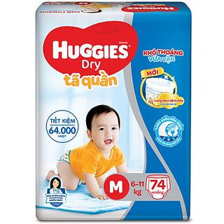sỉ từ 30 bịch- tã quần huggies size M74 bao bì mới- sỉ từ 30 bịch
