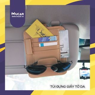 Túi đựng giấy tờ kẹp tấm chắn nắng xe ô tô