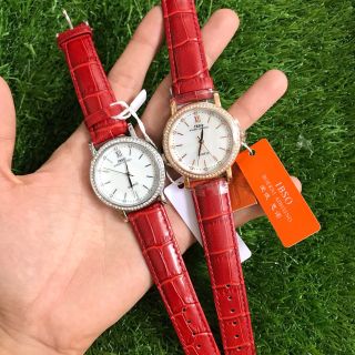 Đồng hồ dây da viền xoàn IBSO (nội địa trung)