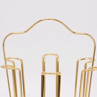 Cắm cốc inox tròn mạ vàng