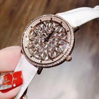 Davena bling bling rose dây trắng