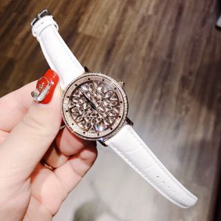 Davena bling bling rose dây trắng
